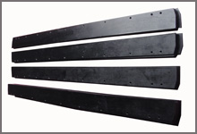 Polyurethane Scrapers for Vibratory Asphalt Roller